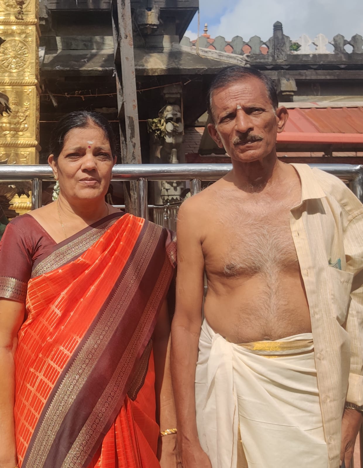 Achan and Amma at Mookambika